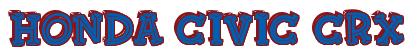 Rendering -Honda CIVIC CRX - using FinkBold