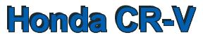 Rendering -Honda CR-V - using Arial Bold