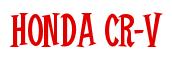 Rendering -Honda CR-V - using Cooper Latin
