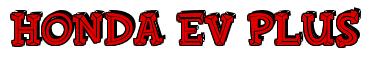 Rendering -Honda EV PLUS - using FinkBold
