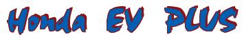 Rendering -Honda EV PLUS - using Oliva Staccato
