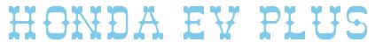Rendering -Honda EV PLUS - using Rodeo