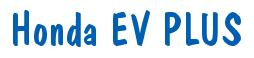 Rendering -Honda EV PLUS - using Dom Casual