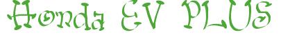 Rendering -Honda EV PLUS - using Wacko