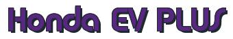 Rendering -Honda EV PLUS - using Charlet