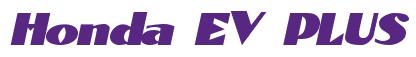Rendering -Honda EV PLUS - using Constantine