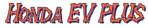 Rendering -Honda EV PLUS - using Eddy's Bones