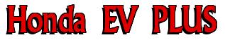Rendering -Honda EV PLUS - using Flair