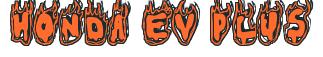 Rendering -Honda EV PLUS - using Flamer