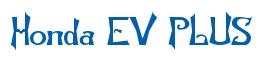 Rendering -Honda EV PLUS - using Manchuria
