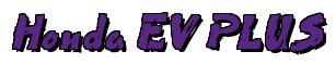 Rendering -Honda EV PLUS - using Paint
