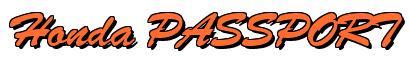 Rendering -Honda PASSPORT - using Brush Script