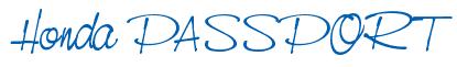 Rendering -Honda PASSPORT - using Neville Script