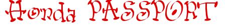 Rendering -Honda PASSPORT - using Wacko