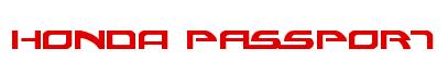 Rendering -Honda PASSPORT - using Alexis