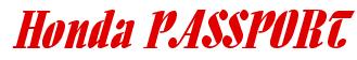 Rendering -Honda PASSPORT - using Aloe