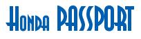 Rendering -Honda PASSPORT - using Asia