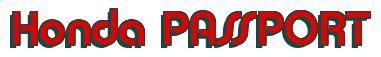 Rendering -Honda PASSPORT - using Charlet