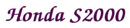 Rendering -Honda S2000 - using Zapf Chancery