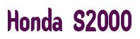 Rendering -Honda S2000 - using Callimarker