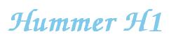 Rendering -Hummer H1 - using Zapf Chancery