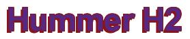 Rendering -Hummer H2 - using Arial Bold