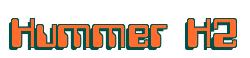 Rendering -Hummer H2 - using Computer Font