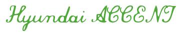 Rendering "Hyundai ACCENT" using Commercial Script