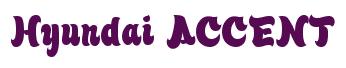 Rendering "Hyundai ACCENT" using Fink Brush