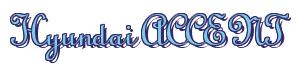 Rendering "Hyundai ACCENT" using Linus Script