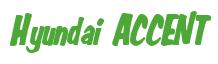 Rendering "Hyundai ACCENT" using Big Nib