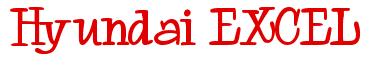Rendering "Hyundai EXCEL" using Whoa Whoa