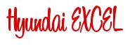 Rendering "Hyundai EXCEL" using Bean Sprout