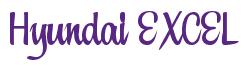 Rendering "Hyundai EXCEL" using Mr Kleen