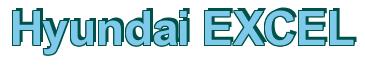Rendering "Hyundai EXCEL" using Arial Bold