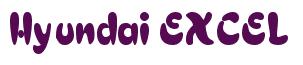 Rendering "Hyundai EXCEL" using Reflex