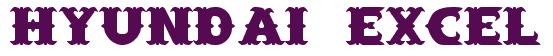 Rendering "Hyundai EXCEL" using Saloon