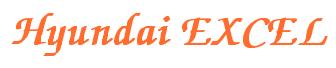 Rendering "Hyundai EXCEL" using Zapf Chancery