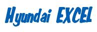 Rendering "Hyundai EXCEL" using Big Nib