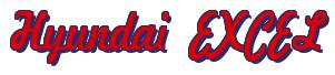Rendering "Hyundai EXCEL" using Jot-down 