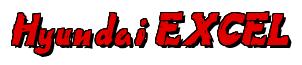 Rendering "Hyundai EXCEL" using Paint