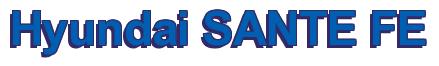Rendering "Hyundai SANTE FE" using Arial Bold