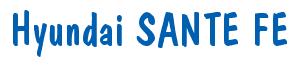 Rendering "Hyundai SANTE FE" using Dom Casual
