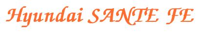 Rendering "Hyundai SANTE FE" using Zapf Chancery