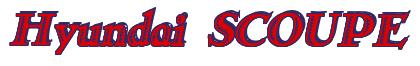 Rendering "Hyundai SCOUPE" using Romana