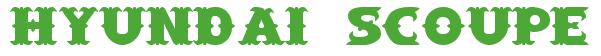 Rendering "Hyundai SCOUPE" using Saloon