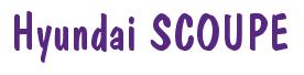 Rendering "Hyundai SCOUPE" using Dom Casual