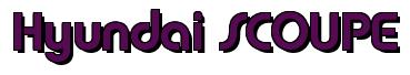 Rendering "Hyundai SCOUPE" using Charlet