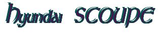 Rendering "Hyundai SCOUPE" using Kelt