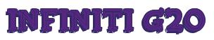 Rendering -Infiniti G20 - using FinkBold